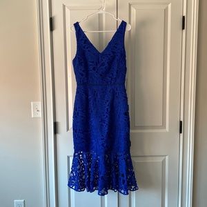 NWT Alexia Admor Blue Lace Cocktail Dress